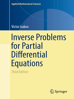 cover image of Inverse Problems for Partial Differential Equations